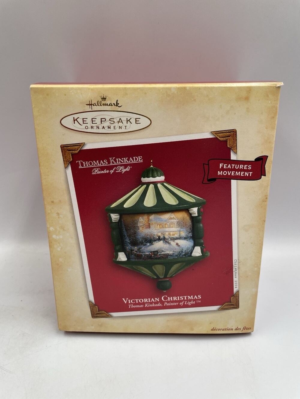 Vtg 2004 Hallmark Keepsake Ornament Thomas Kinkade Victorian Christmas QXG5521